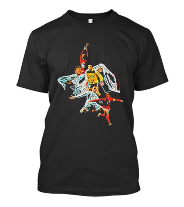 The Boys From England Soccer Team Players Celebrating Victory T-Shirt