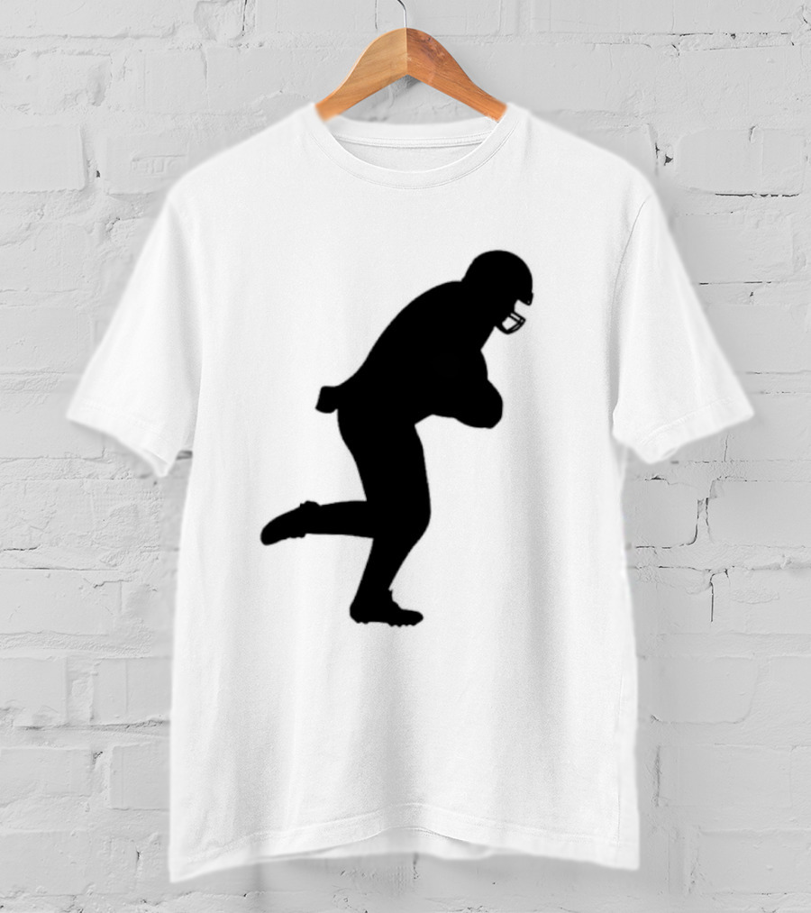 The Legend Of The Cincy Hat Scamper Silhouette Football Player T-Shirt