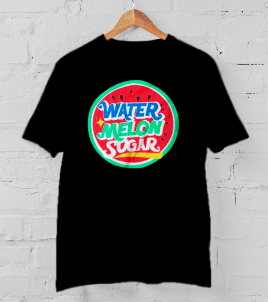 Water Melon Sugar Twinkling Watermelon Bright Fruit Circle T-Shirt