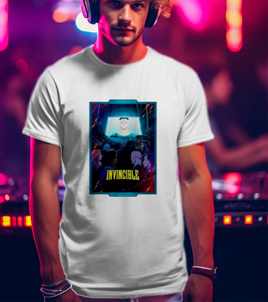 Invincible Season Two Episode One Animated Characters And Vibrant Colors T-Shirt