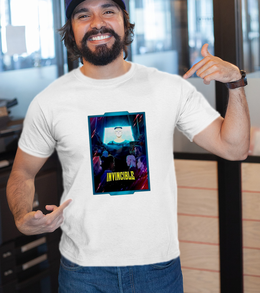Invincible Season Two Episode One Animated Characters And Vibrant Colors T-Shirt