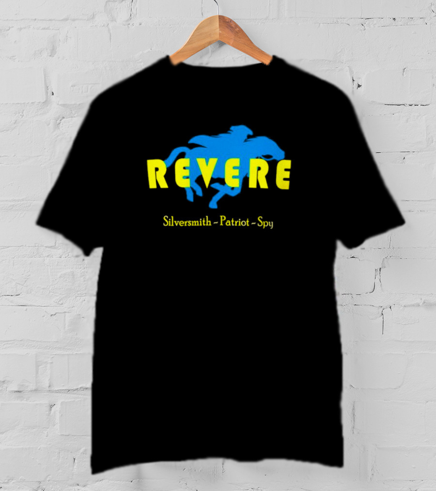 Revere Silversmith Patriot Spy Riding Horse T-Shirt