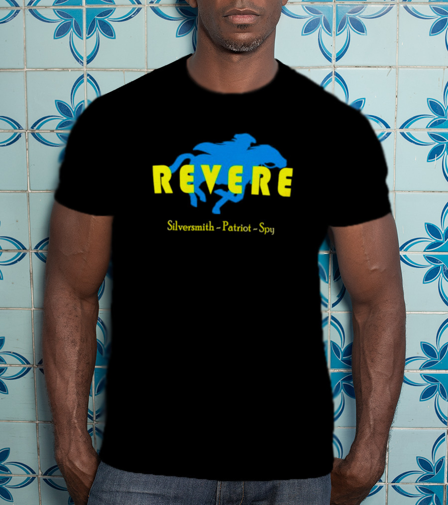 Revere Silversmith Patriot Spy Riding Horse T-Shirt