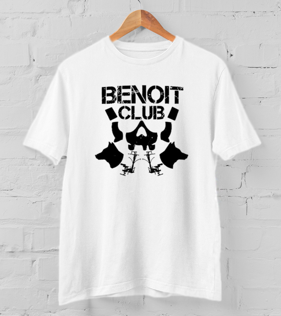 Benoit Club Skull And Wolf T-Shirt