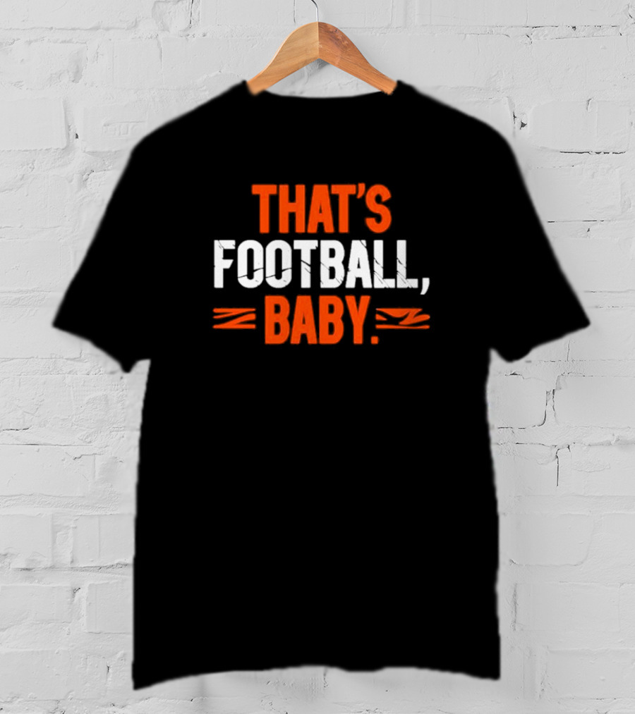 Cincinnati That’s Football Baby Orange T-Shirt