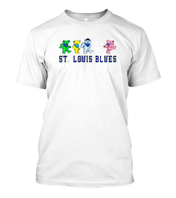 Grateful Dead St. Louis Blues Dancing Bears T-Shirt