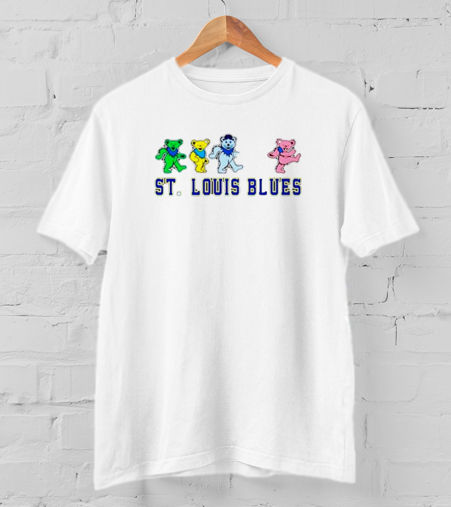 Grateful Dead St. Louis Blues Dancing Bears T-Shirt