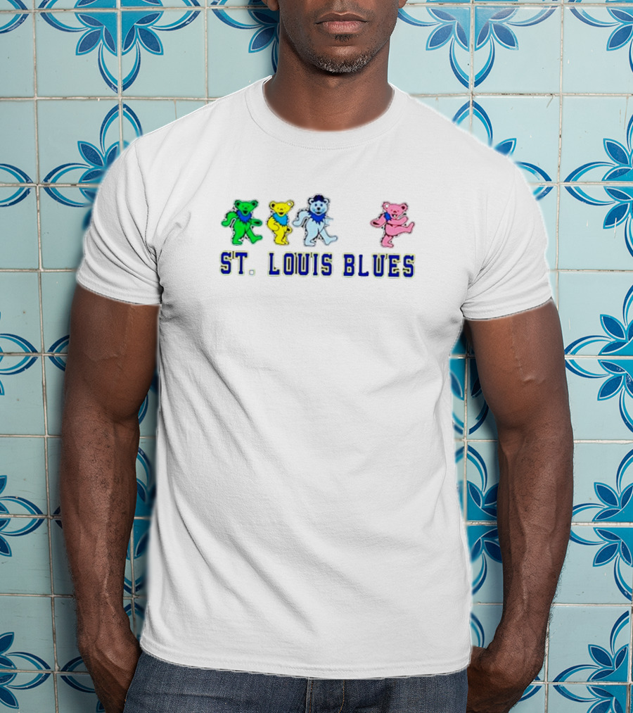 Grateful Dead St. Louis Blues Dancing Bears T-Shirt