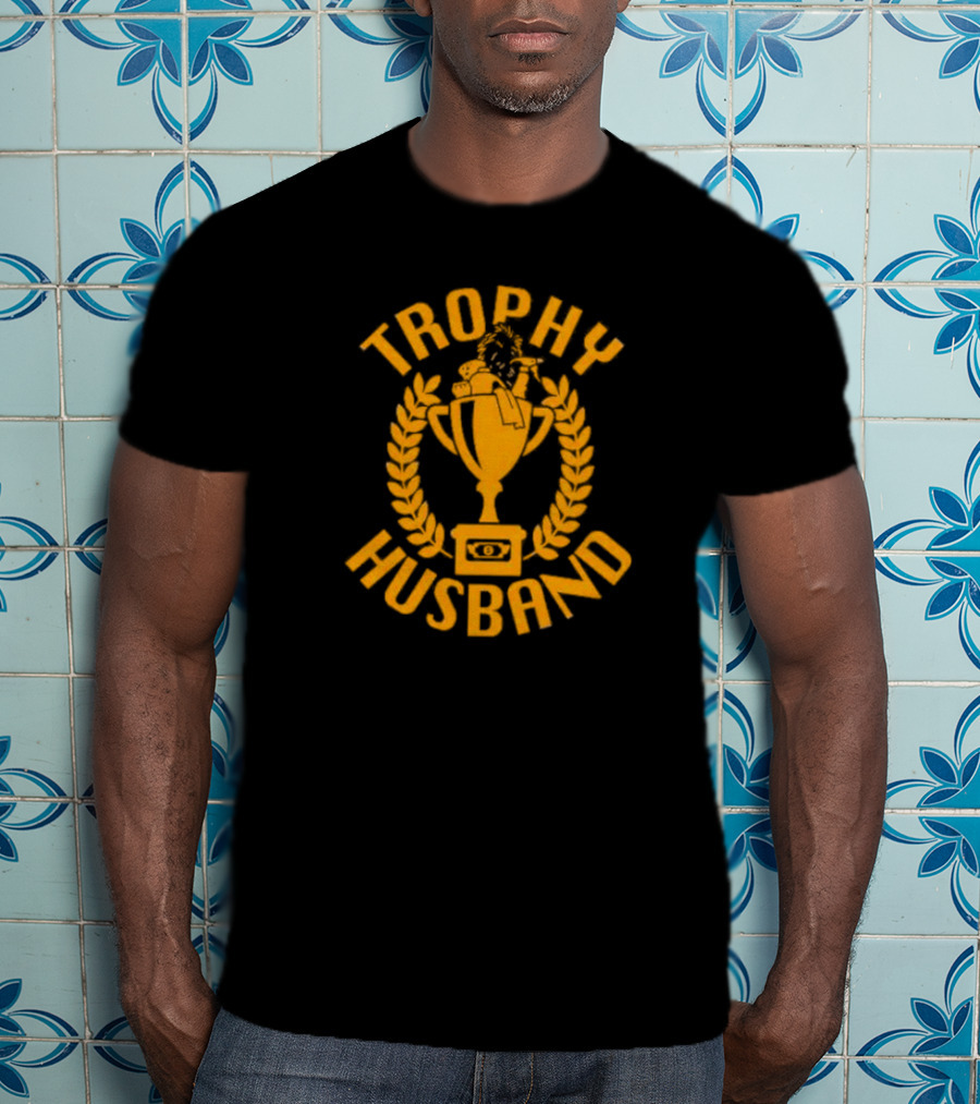 Trophy Husband Golden Cup Laurel T-Shirt
