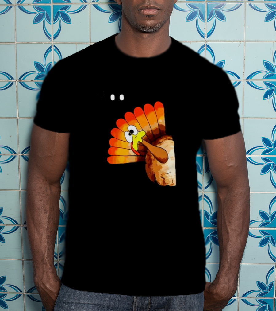 Moo Turkey Funny Thanksgiving T-Shirt
