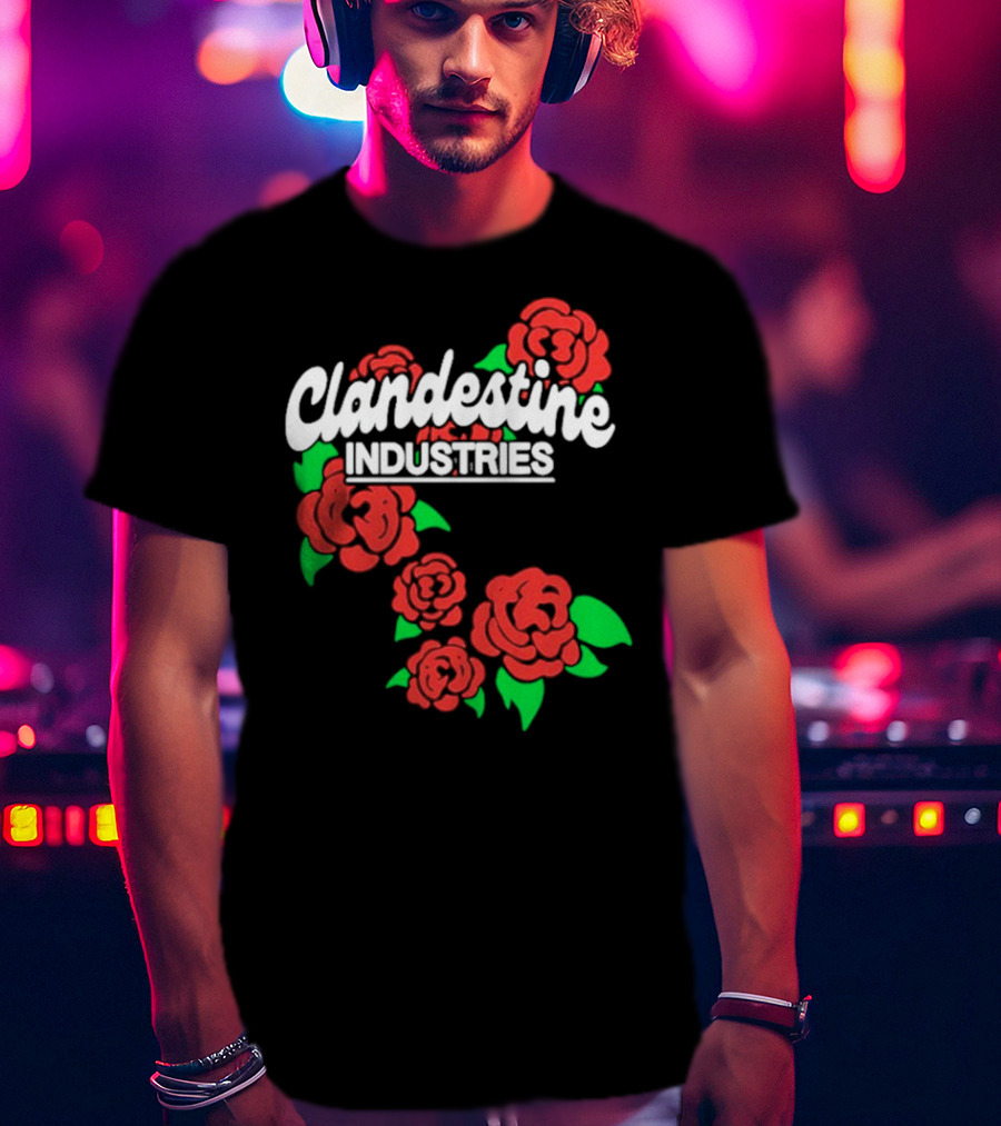 Clandestine Industries Red Roses T-Shirt