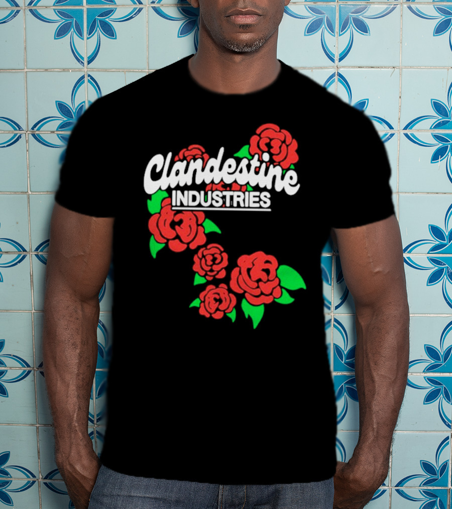 Clandestine Industries Red Roses T-Shirt