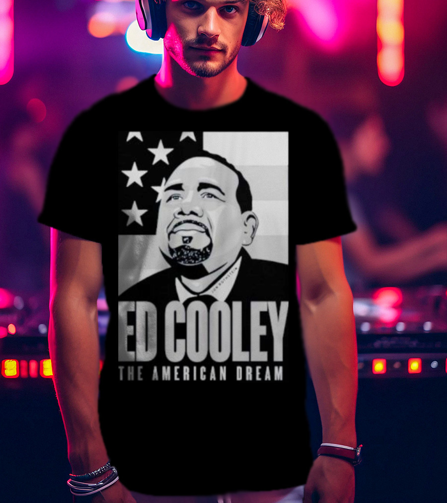 Ed Cooley The American Dream USA Flag T-Shirt