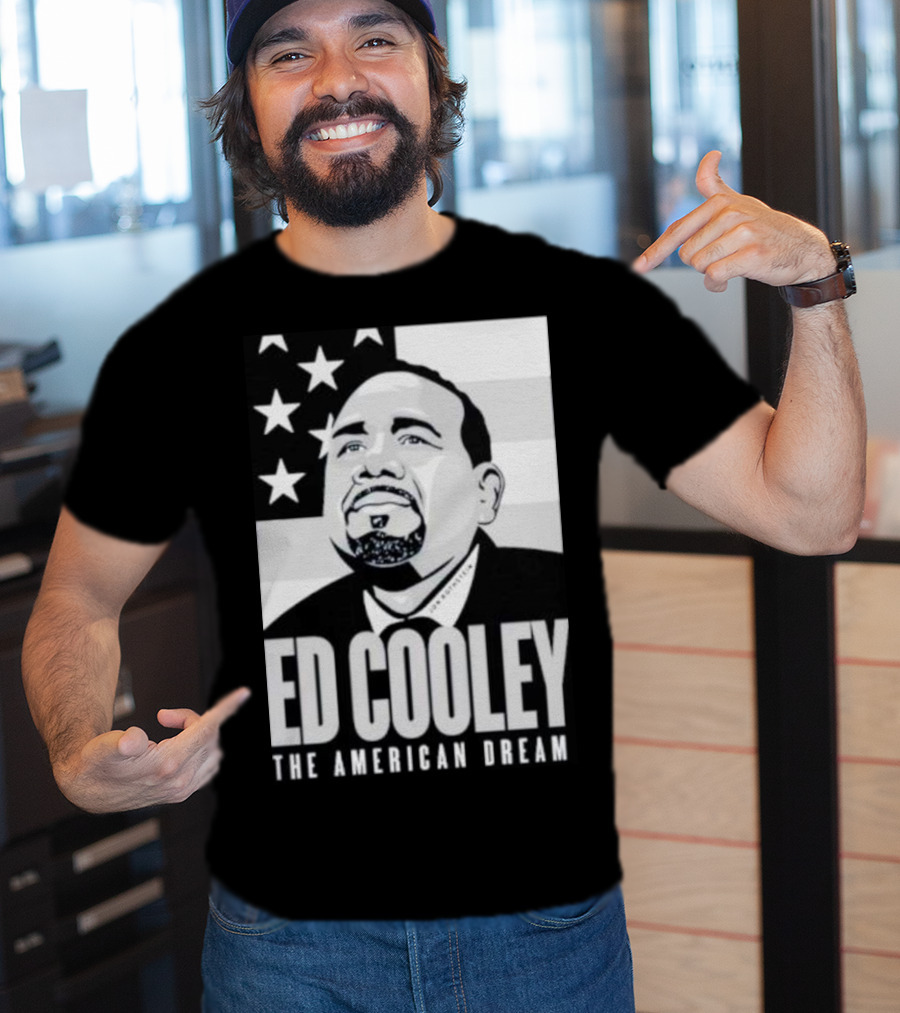 Ed Cooley The American Dream USA Flag T-Shirt