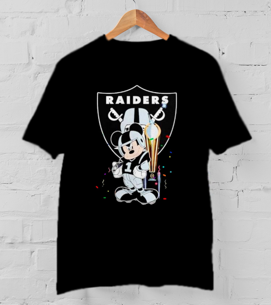 Las Vegas Raiders Mickey Player Trophy T-Shirt