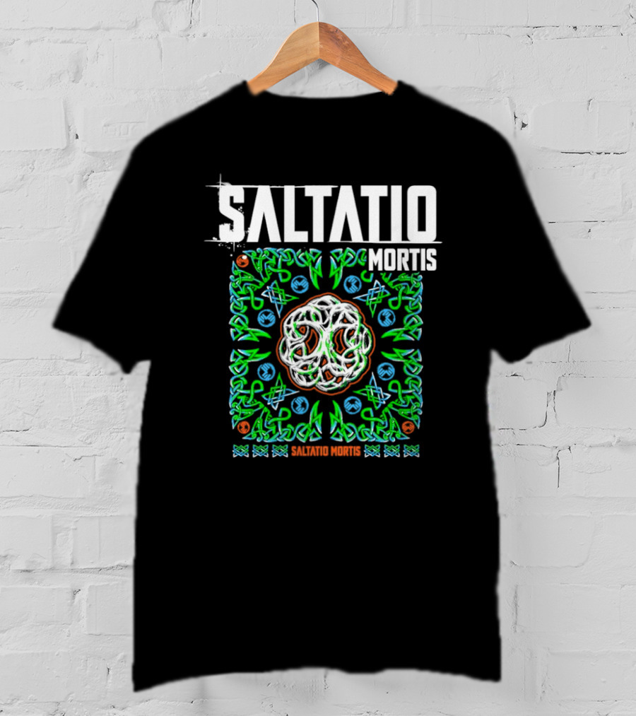 Saltatio Mortis Celtic Knotwork Green Mystical T-Shirt