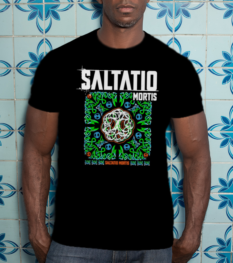 Saltatio Mortis Celtic Knotwork Green Mystical T-Shirt