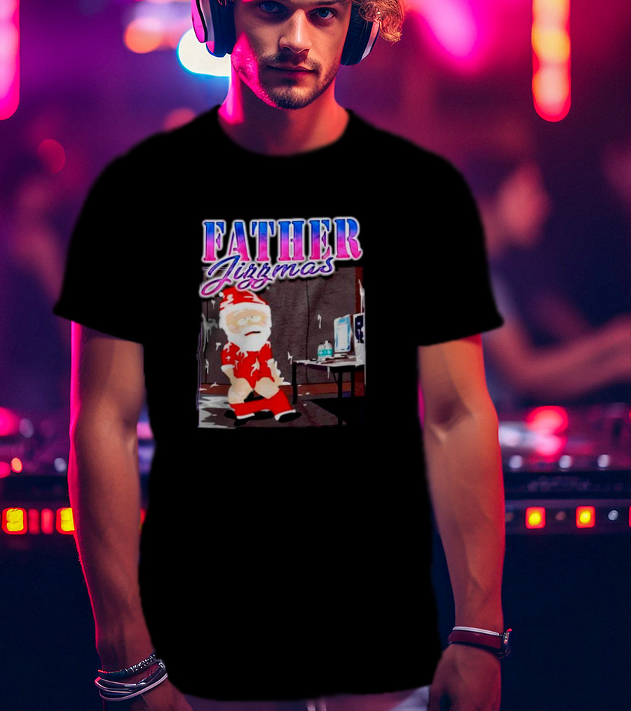 Father Jizzmas Funny Santa T-Shirt
