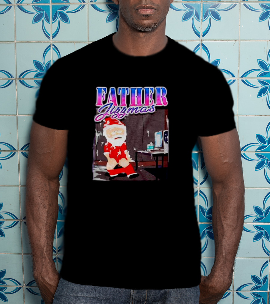Father Jizzmas Funny Santa T-Shirt