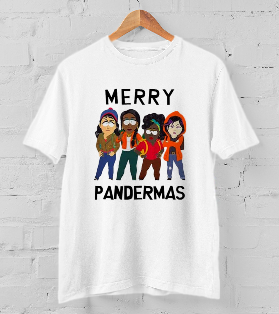 Merry Pandermas South Park Parody Characters Holiday T-Shirt