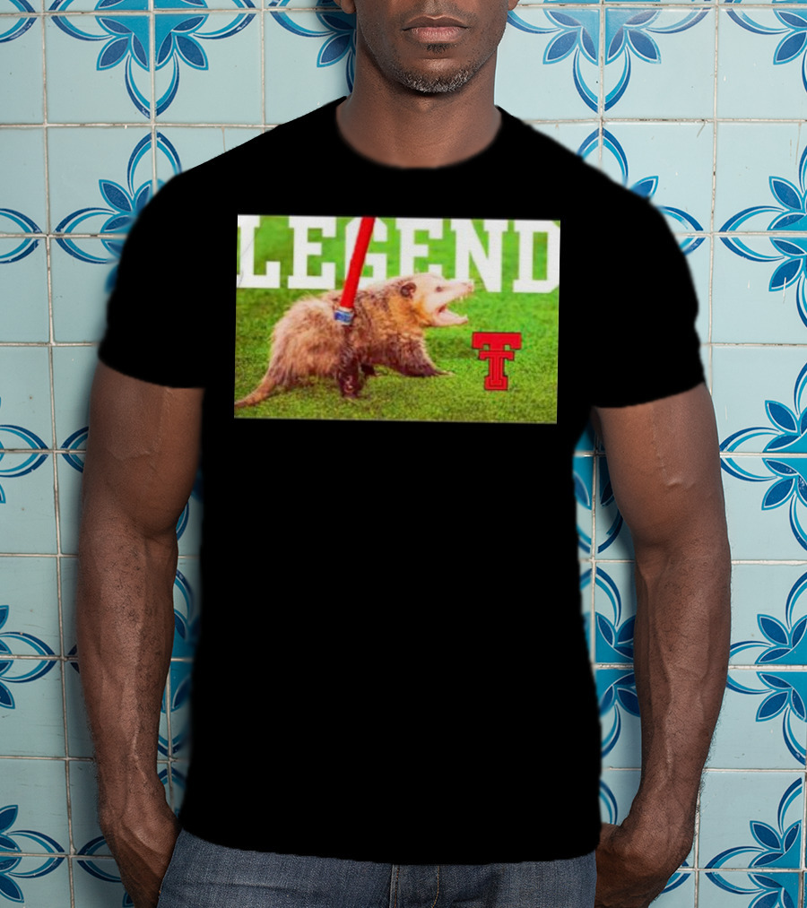 Opossum Legend Texas Tech Football T-Shirt