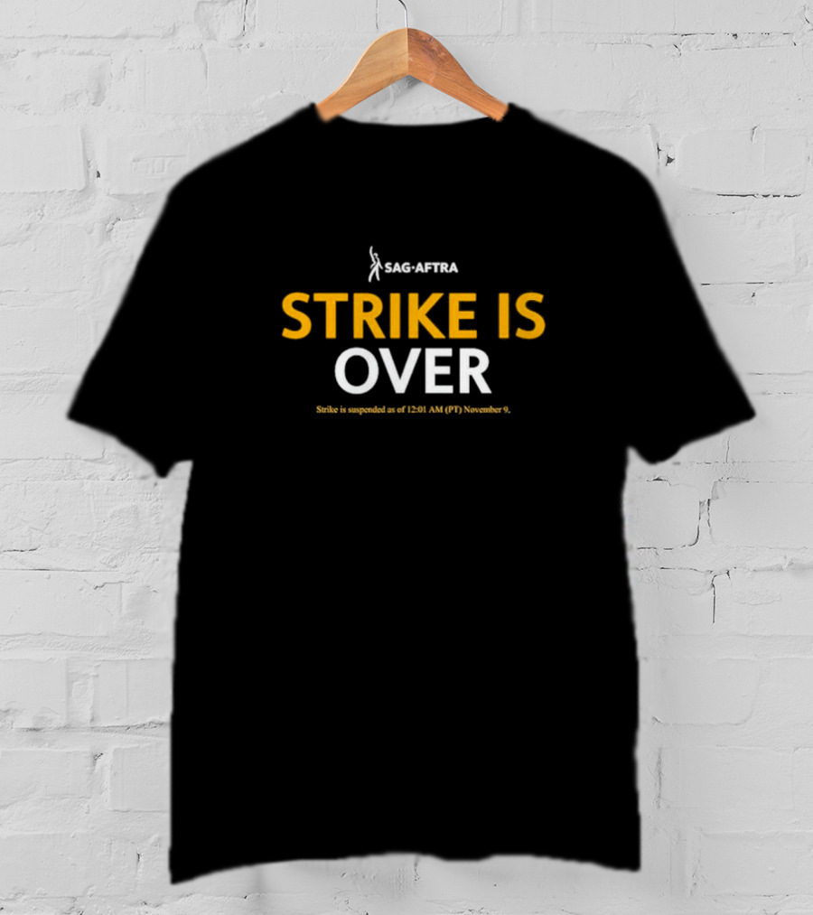 SAG-AFTRA Strike Is Over November 9 T-Shirt