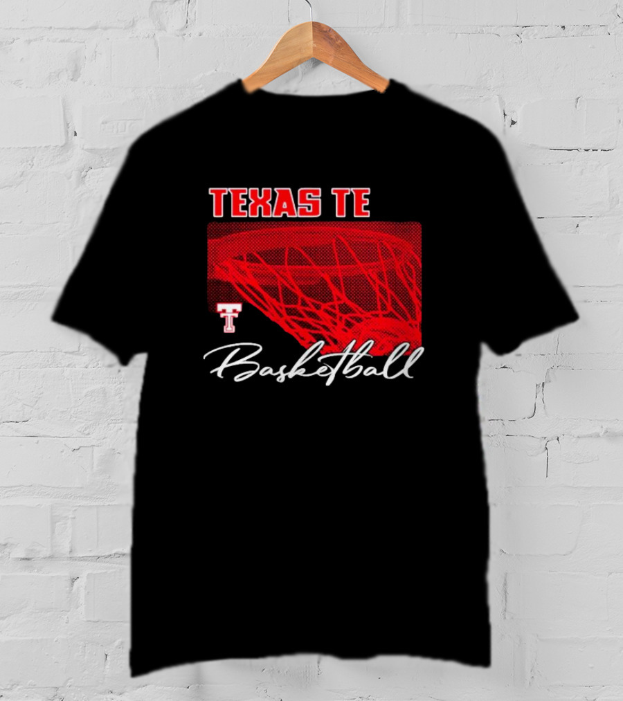 Texas Tech Basketball Red Net TT T-Shirt