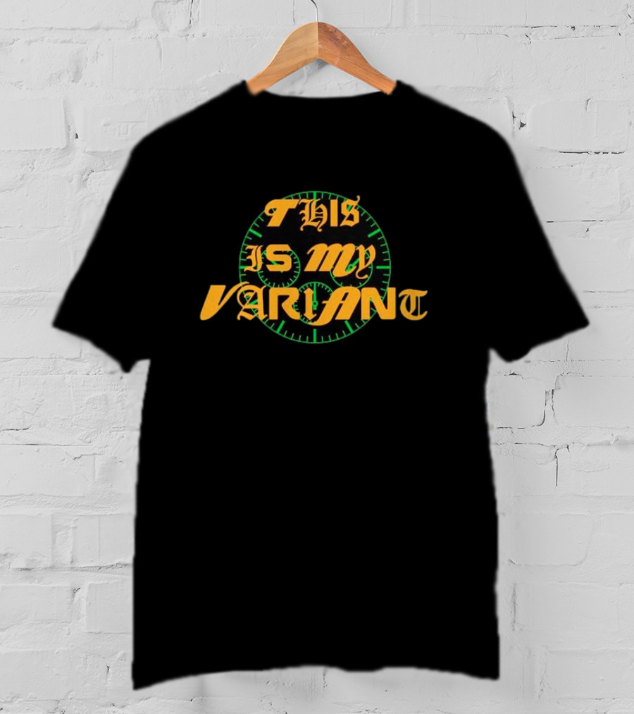 THIS IS MY VARIANT Vintage Lettering With Clockwork Gears T-Shirt