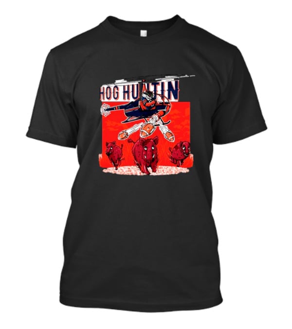 Auburn Tigers Hog Huntin Vs. Arkansas Razorbacks Football Showdown T-Shirt