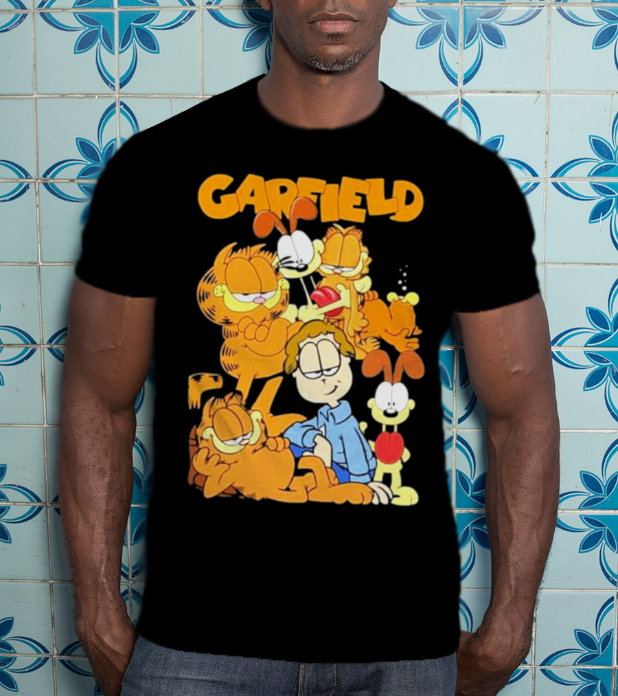 Garfield And Friends Group Character T-Shirt