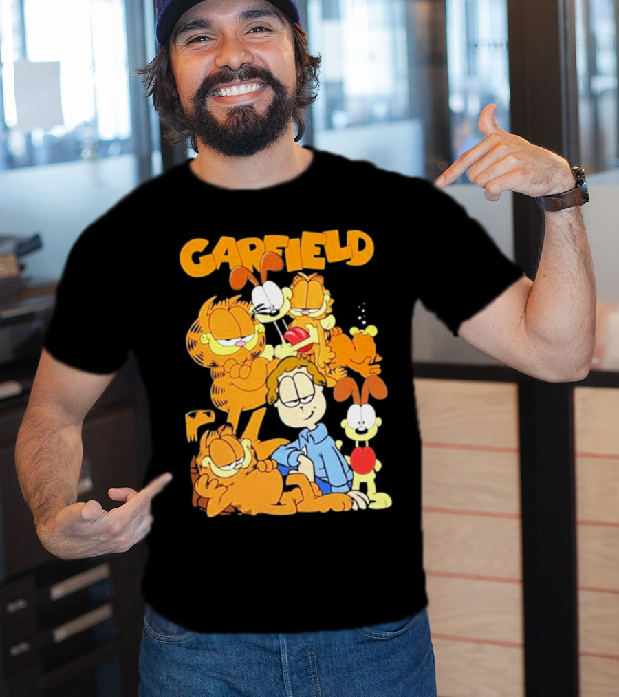 Garfield And Friends Group Character T-Shirt