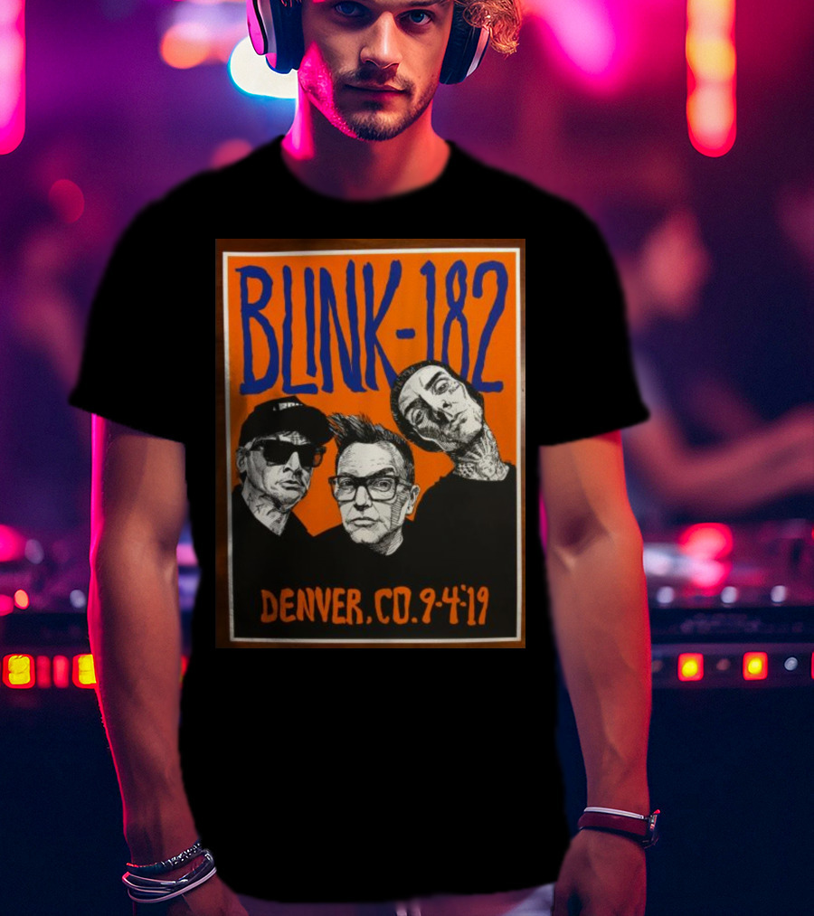BLINK-182 Denver CO 9-4-19 T-Shirt