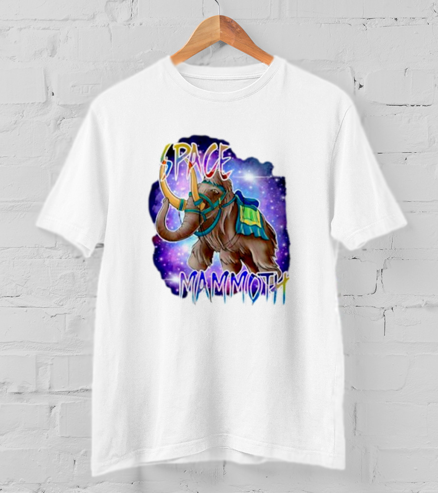 Space Mammoth Cosmic Adventure T-Shirt