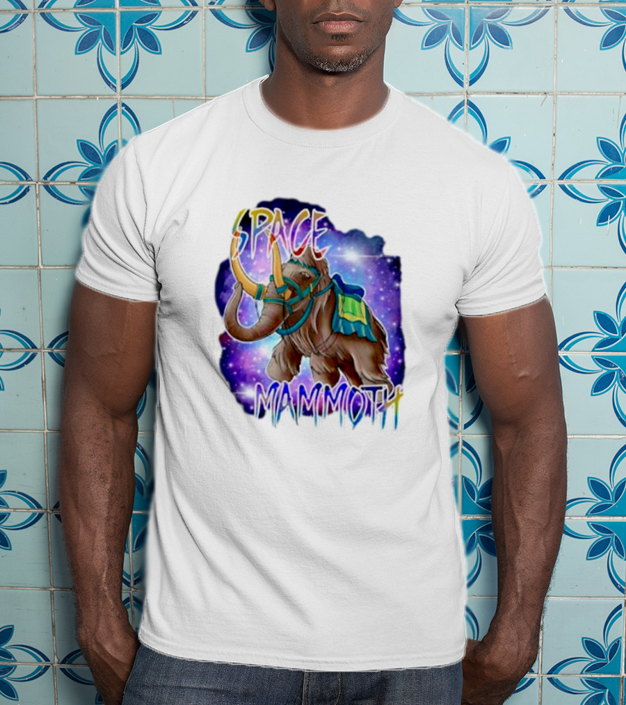 Space Mammoth Cosmic Adventure T-Shirt