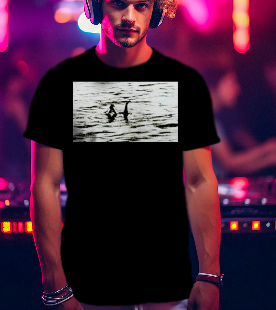 Louis Wearing Palace Nessie Surfers On Loch Ness Monster T-Shirt