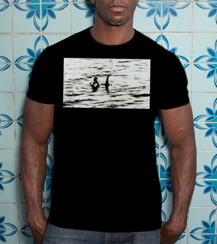 Louis Wearing Palace Nessie Surfers On Loch Ness Monster T-Shirt