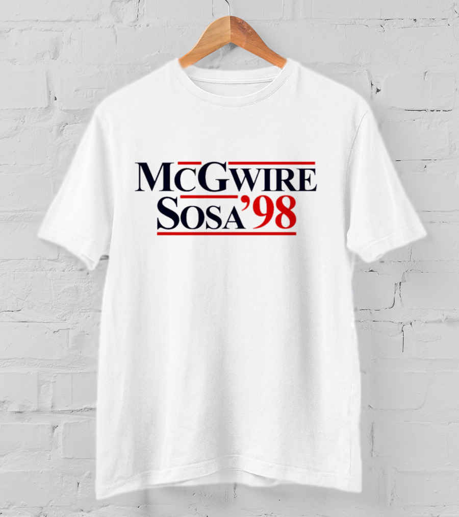 McGwire Sosa '98 Baseball Home Run Chase T-Shirt