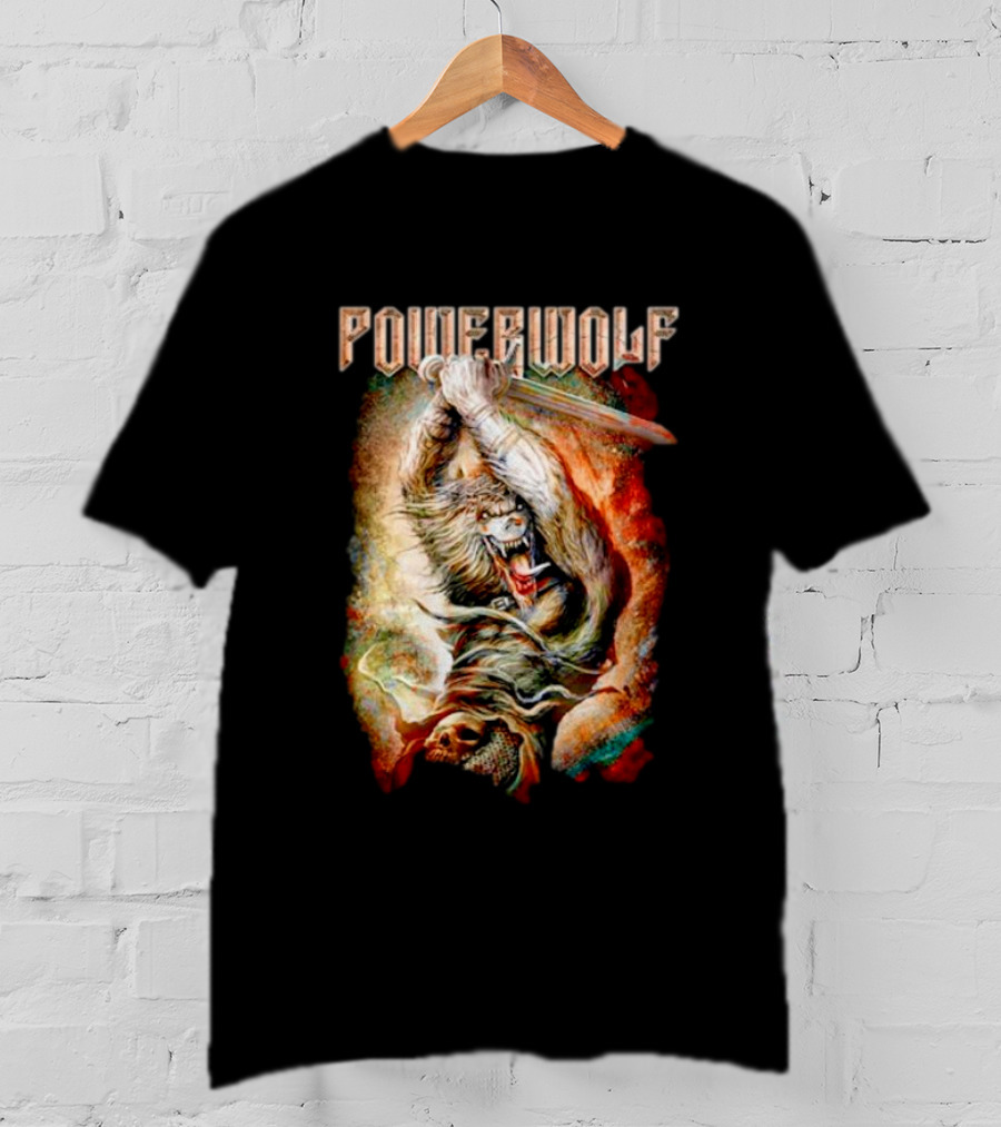 Powerwolf Wolves Of War Fearless Battle Charge T-Shirt