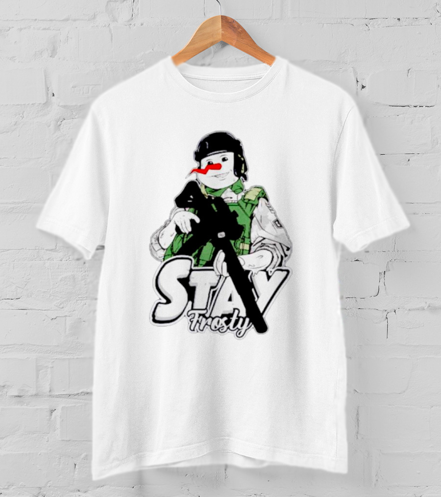 Stay Frosty Snowman Army T-Shirt