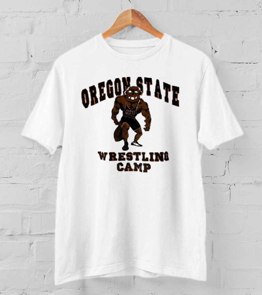 Oregon State OSU Wrestling Camp Vintage Beavers T-Shirt