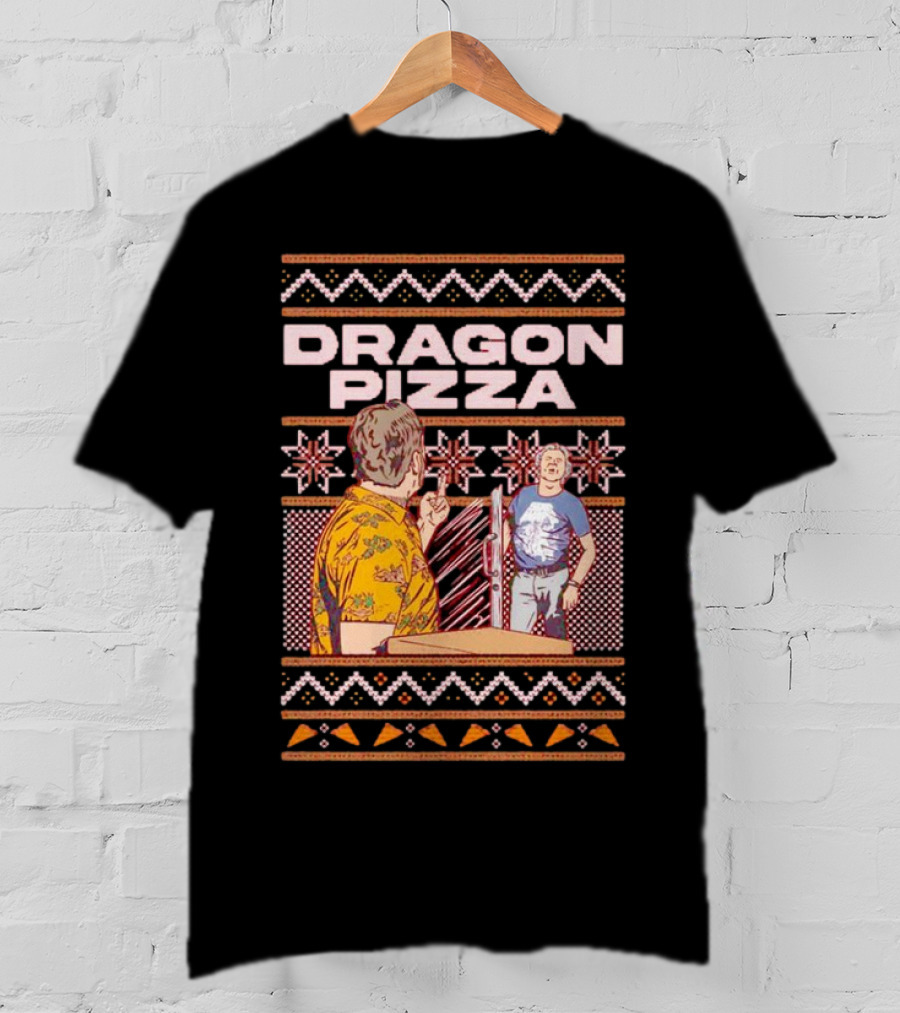 Dragon Pizza Dave Portnoy Retro T-Shirt