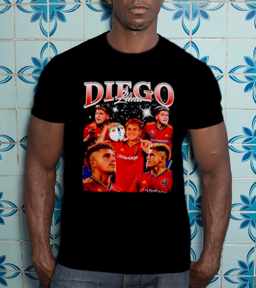 Diego Luna Real Salt Lake Soccer Star Bootleg T-Shirt