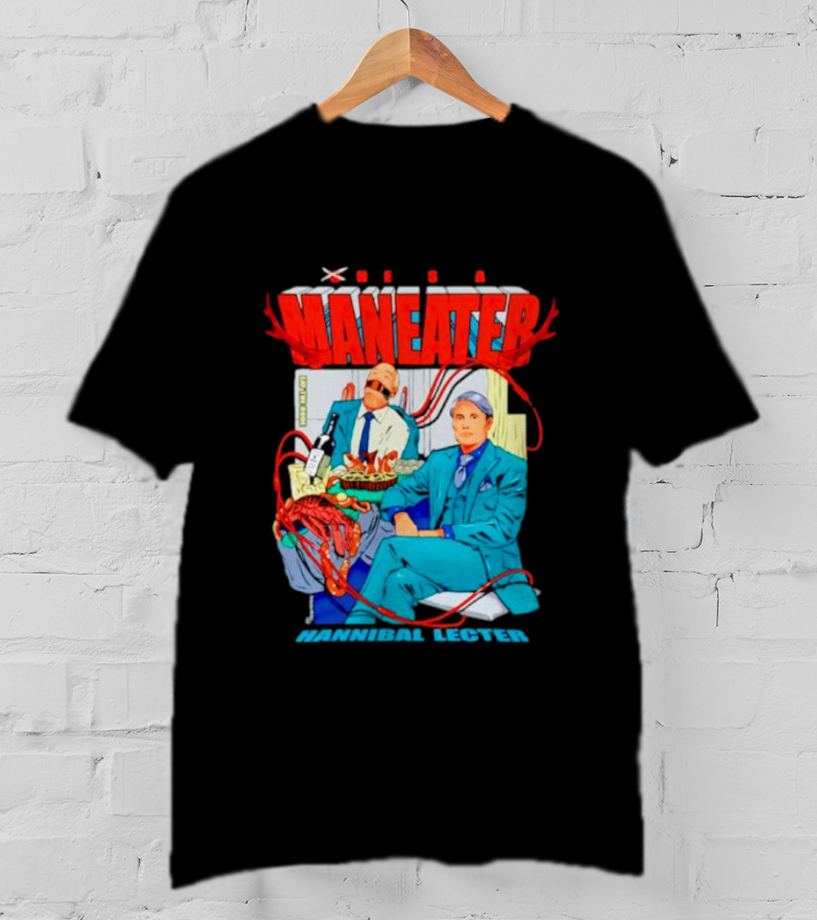 Maneater Hannibal Lecter Vintage Comic T-Shirt