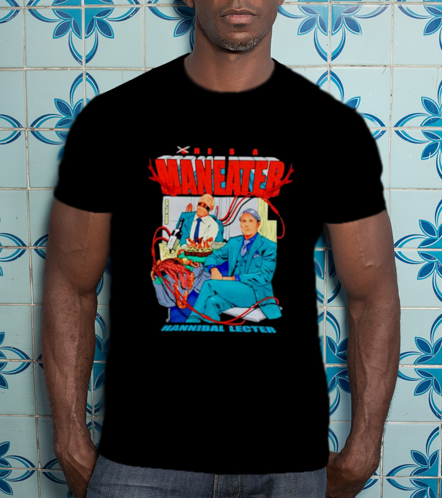 Maneater Hannibal Lecter Vintage Comic T-Shirt