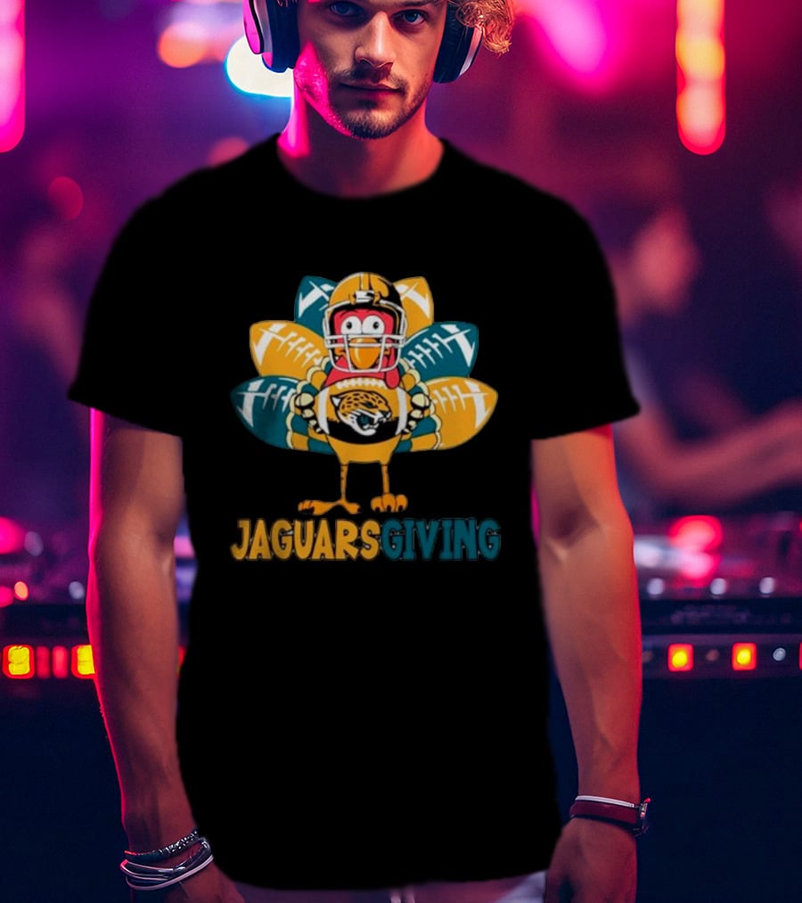 Jaguarsgiving Thanksgiving Jacksonville Jaguars Turkey T-Shirt