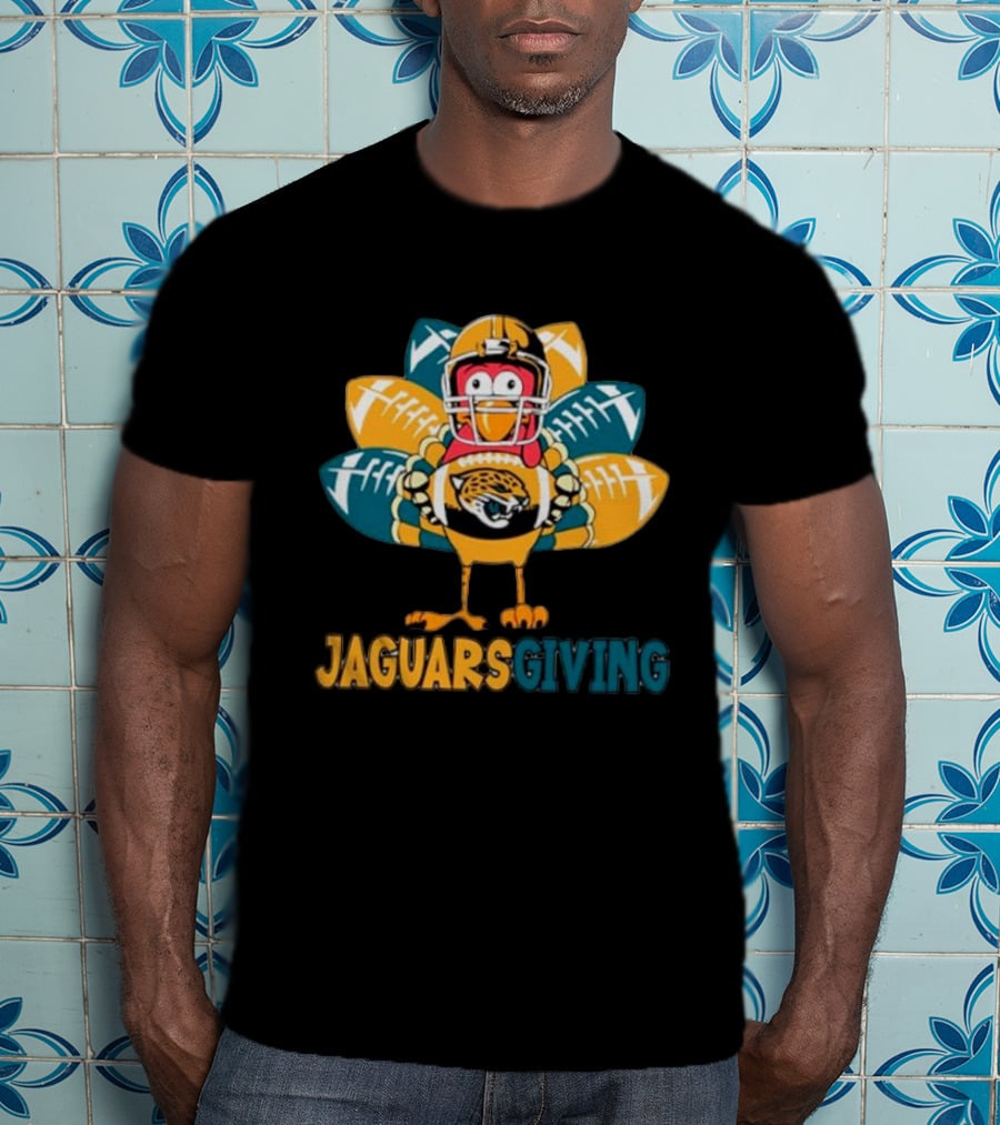 Jaguarsgiving Thanksgiving Jacksonville Jaguars Turkey T-Shirt