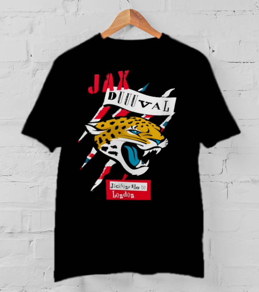 Jax Duuuval Jacksonville To London Jaguars T-Shirt