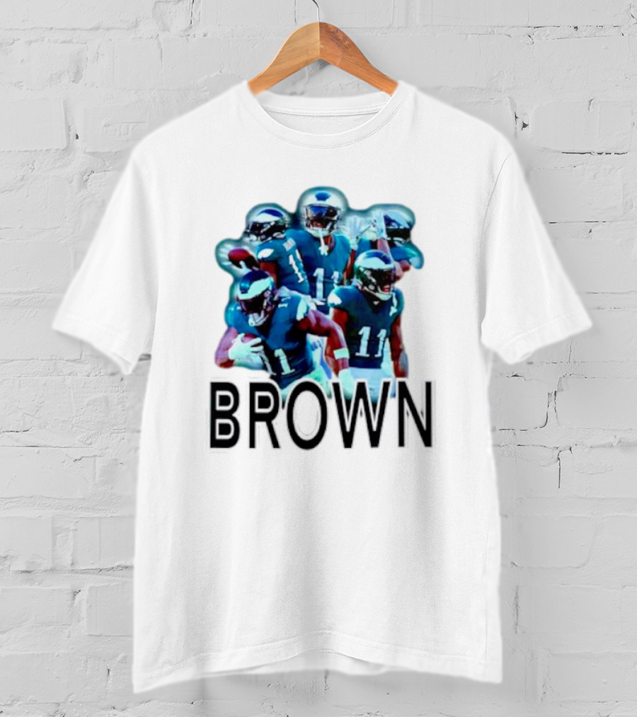 Philadelphia Eagles AJ Brown NFL Football T-Shirt