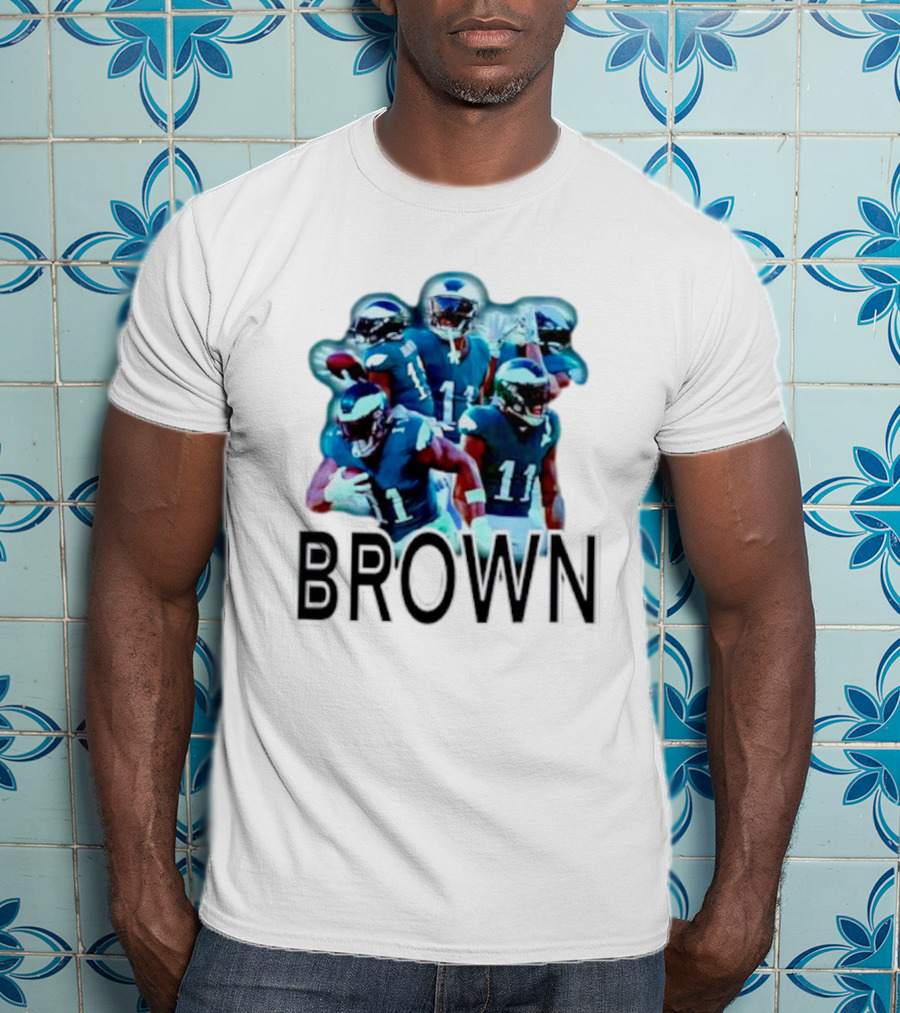 Philadelphia Eagles AJ Brown NFL Football T-Shirt