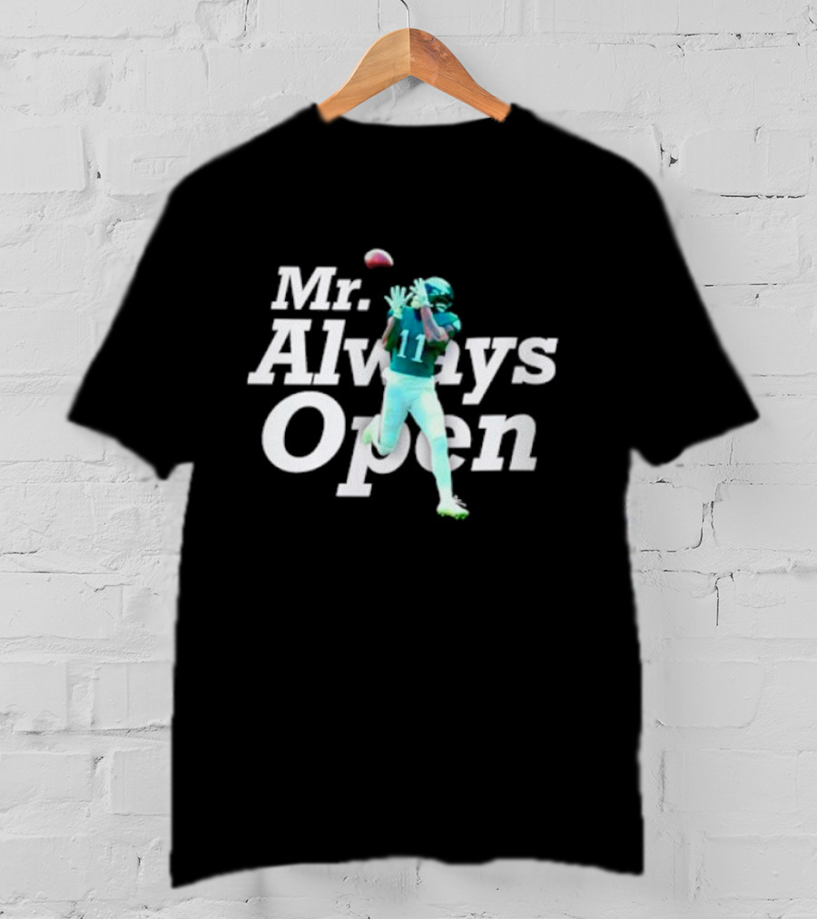 Philadelphia Eagles Mr. Always Open 11 Catching Football T-Shirt